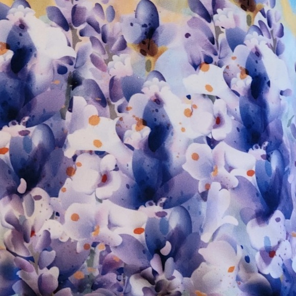 Macodesign Throw Pillow 18x18 Purple Flower Collection Poland Decor Vibrant - Picture 3 of 10